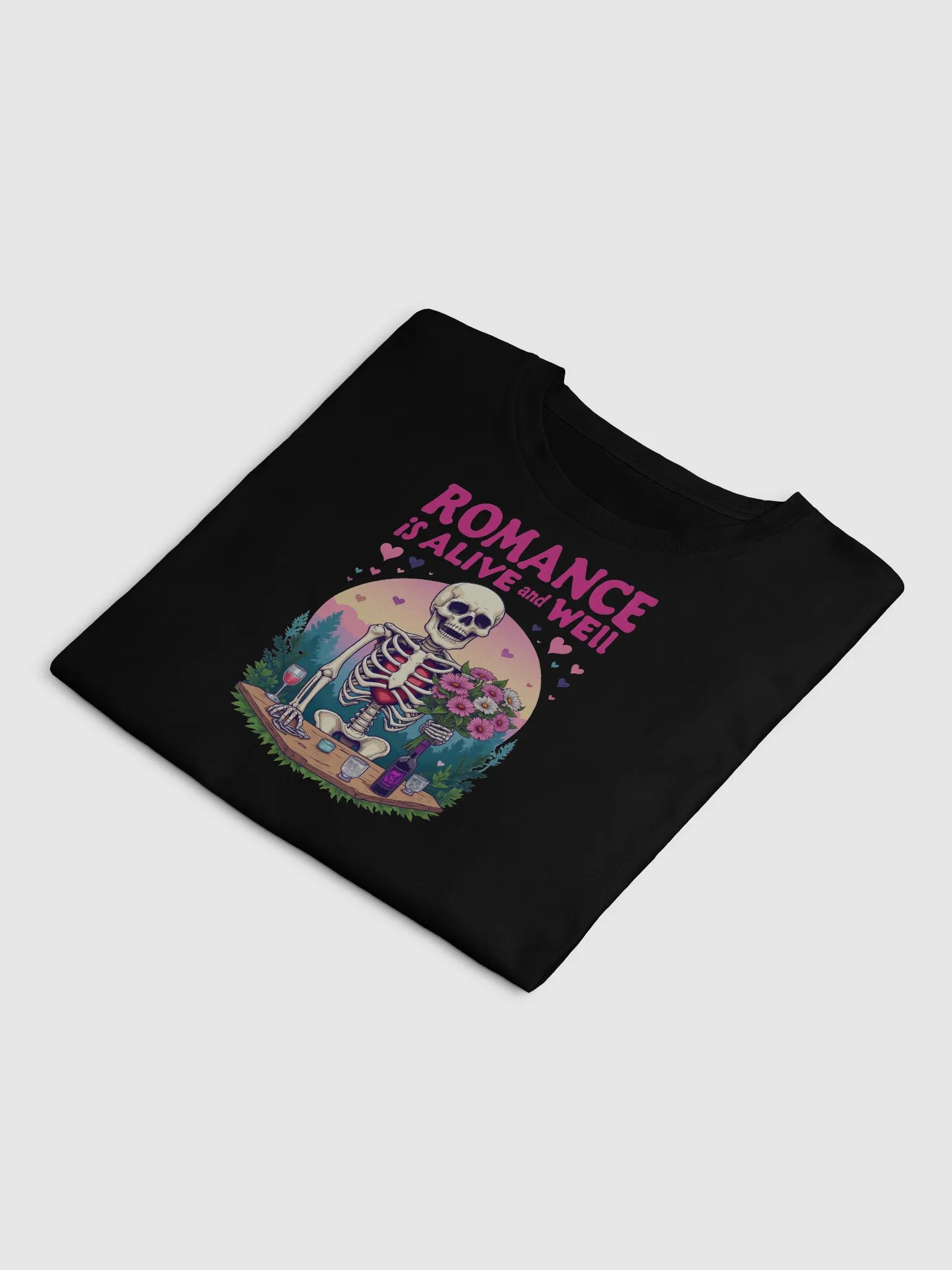 Skeleton Love Crop Top product image (21)