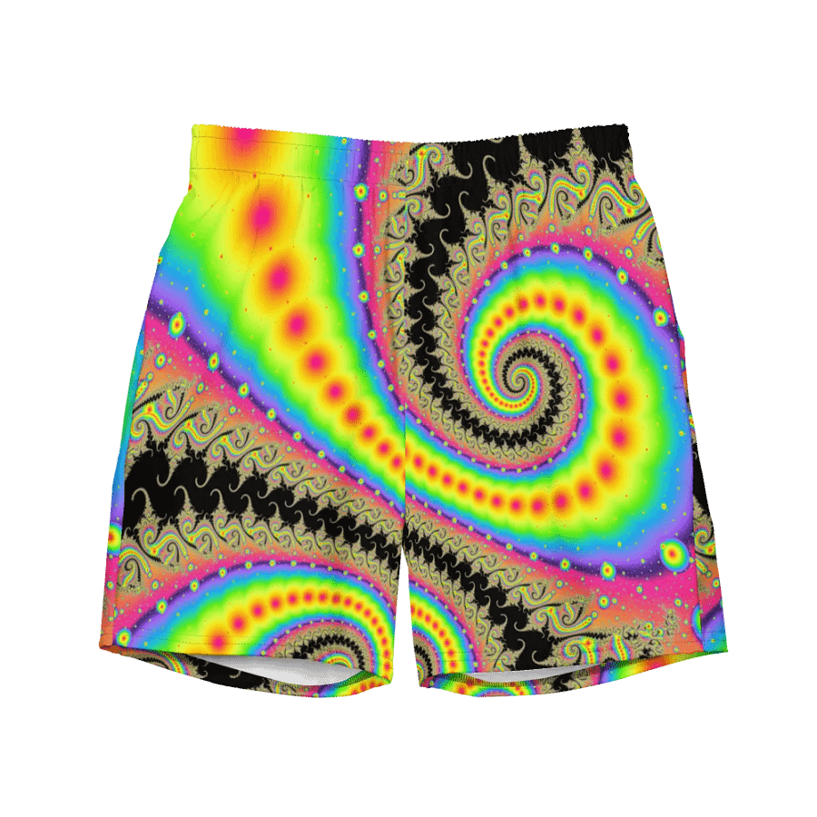 Fractal Swim Shorts - Pink Lemonade and Candy Twists product image (2)