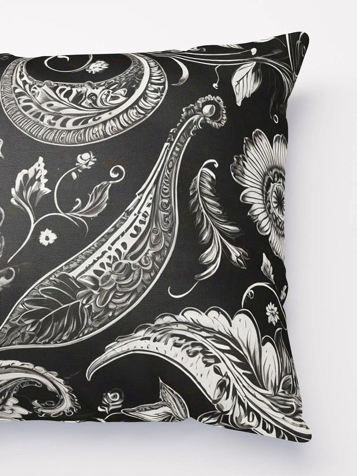 Black & White Seamless Pattern Pillow product image (3)