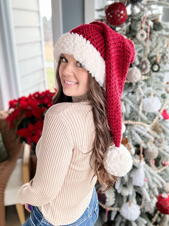 Bulky & Quick Santa Hat Crochet Pattern product image (2)