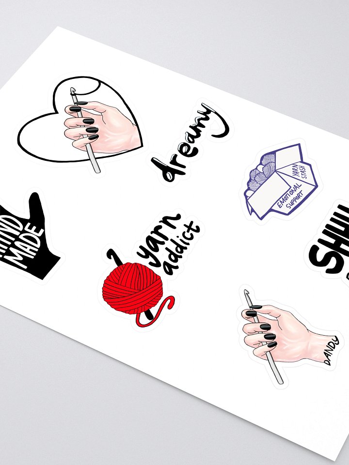 Crochet Lover Sticker Sheet product image (2)