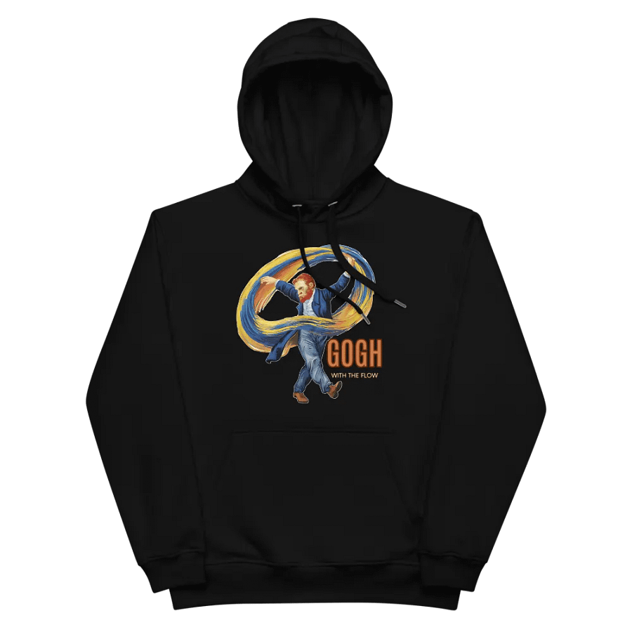 Gogh with the Flow Premium Eco Hoodie product image (3)