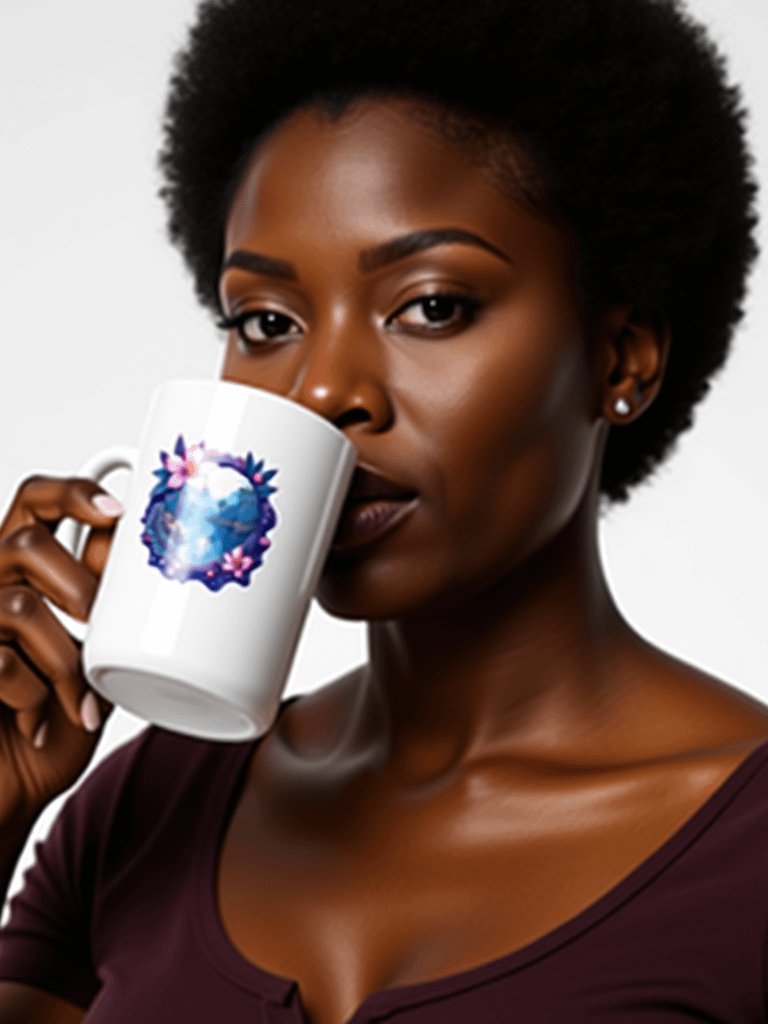Retro Fantasy Floral Mug product image (1)