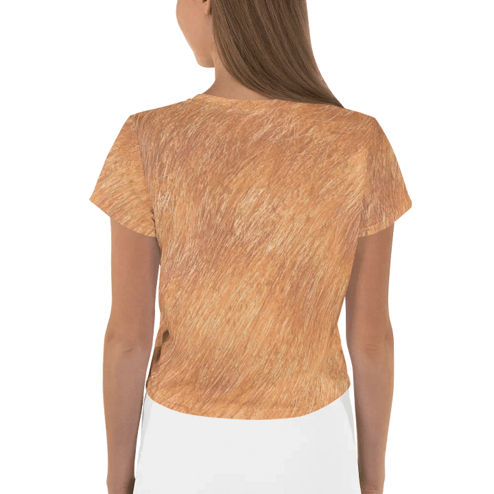 Orange Cat Crop Tee product image (2)