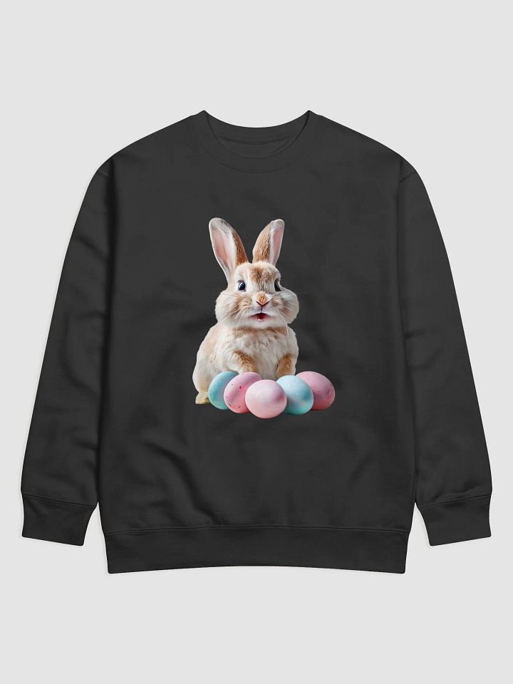 Quirky Ducklings and Easter Bunny Eggs Sweatshirt product image (1)