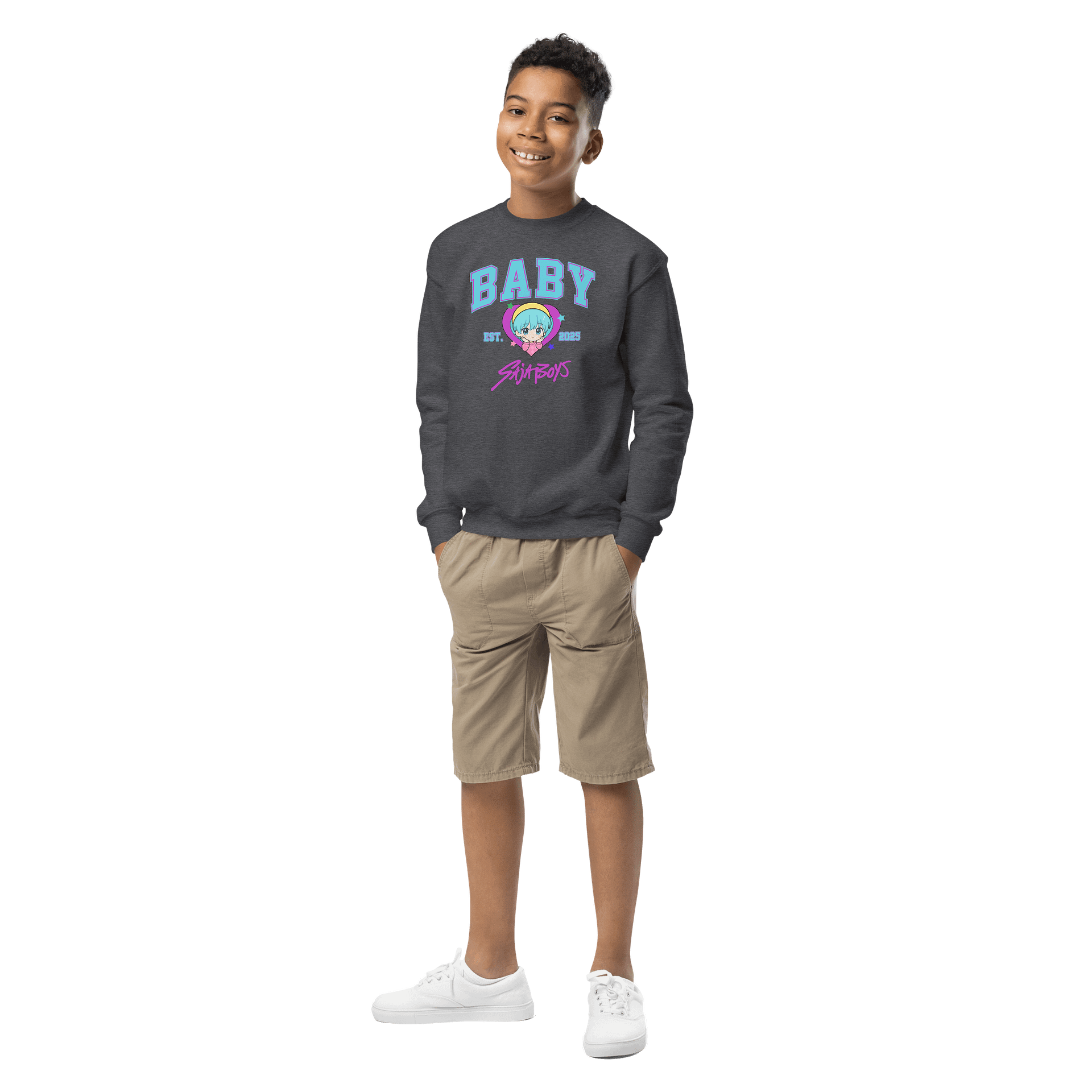 Youth Crew Neck Sweatshirt Baby Saja Boys product image (1)