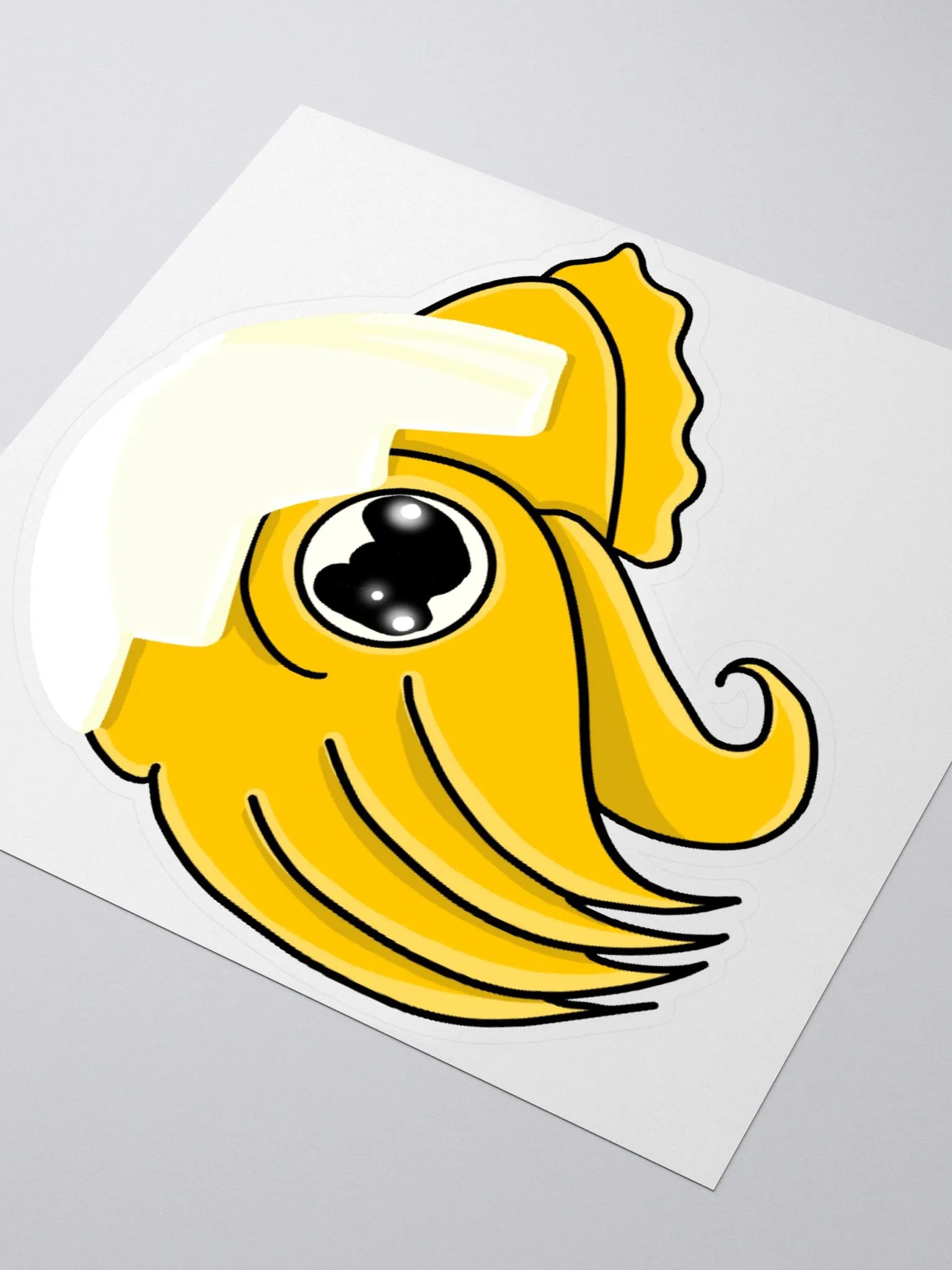 !Egg Cuttlefish Meh Stickers product image (3)