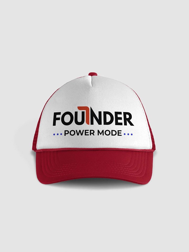 Sleek Foam Trucker Hat - Founder Power Mode product image (1)