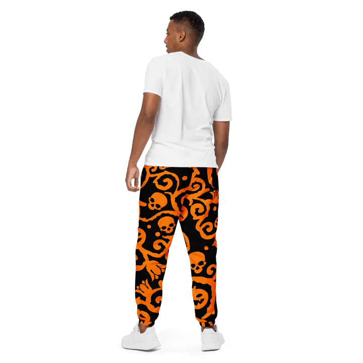 Scary Pumpkins Skull Unisex Track Pants product image (1)