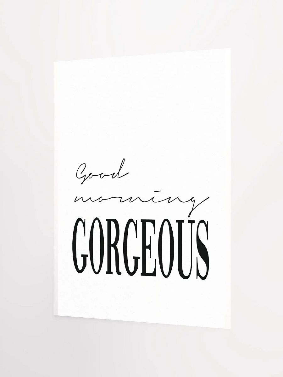Good morning Gorgeous typography design product image (7)