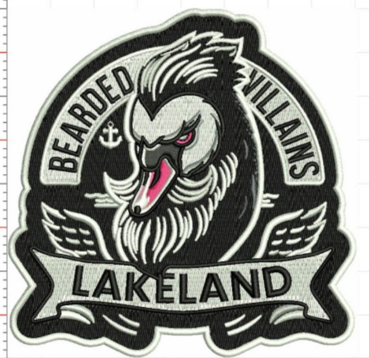 Black Swan Embroidered Patch product image (2)