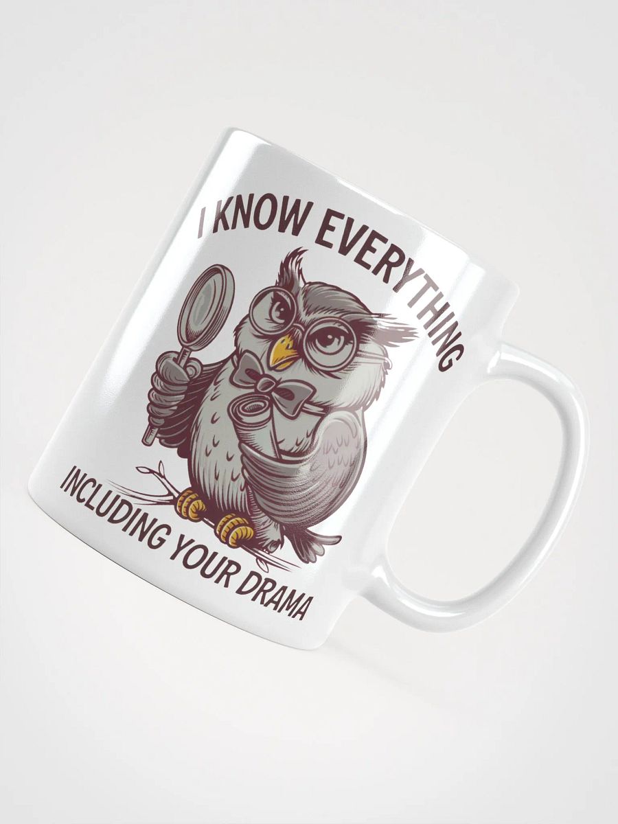 Wise Owl Detective Glossy Mug product image (11)