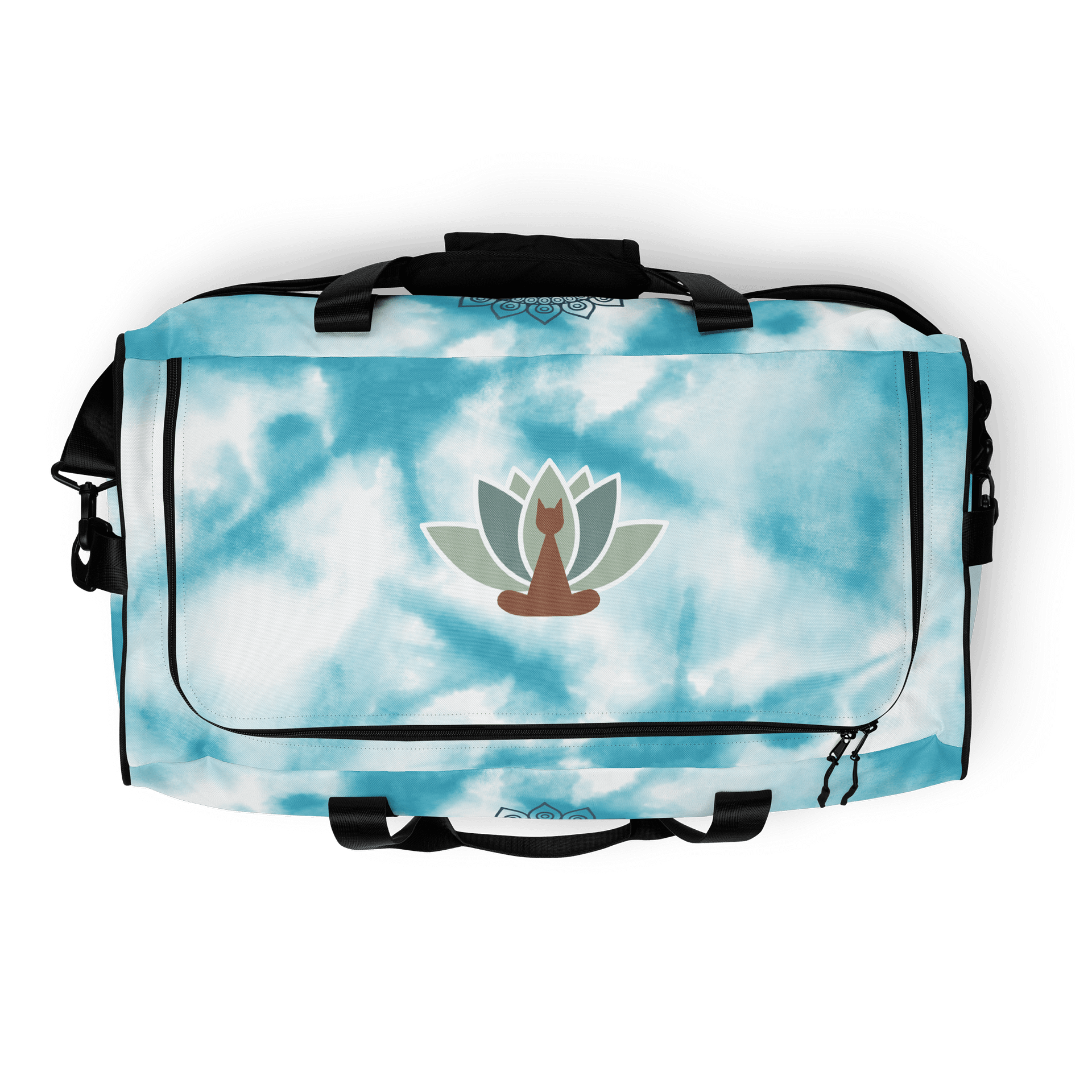 Paws and Reflect Mandala Paw Print Yoga Duffle Bag product image (8)