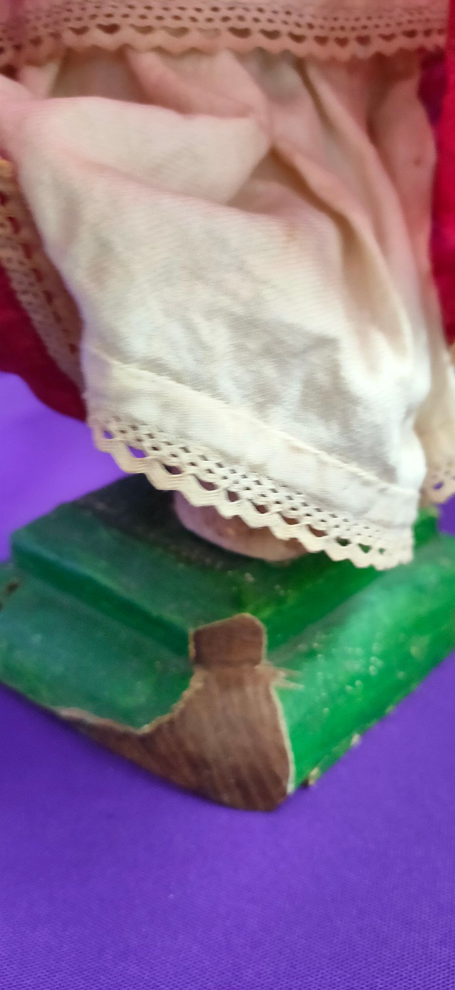 Relíquia Sagrada, Raro Menino Jesus de Praga, obra-prima da arte sacra, século XVIII, peça religiosa, luxo product image (9)