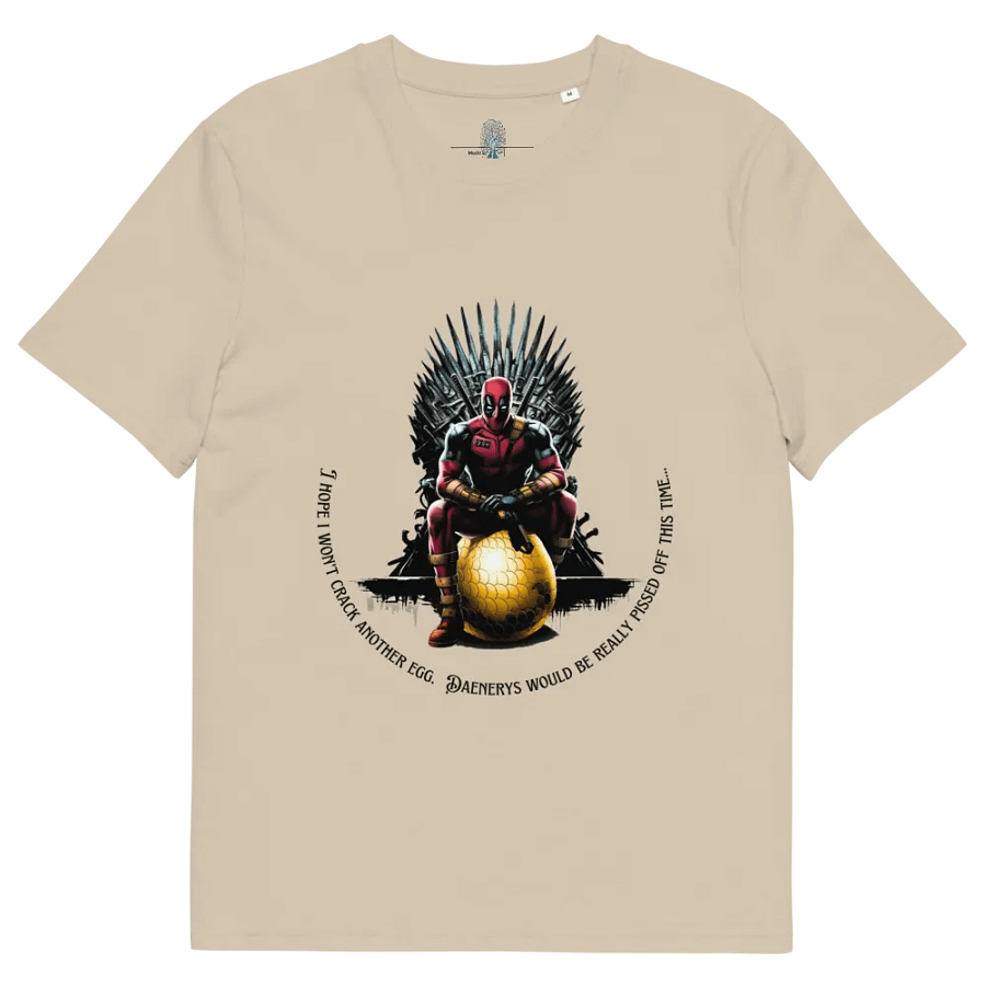 Deadpool and Daenerys Organic Cotton T-Shirt product image (1)
