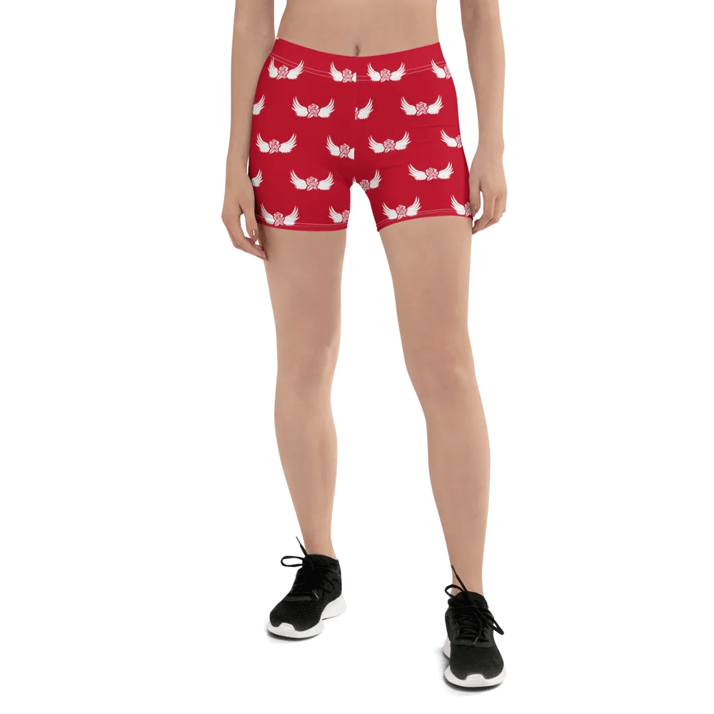 System Women Shorts Red & White product image (1)
