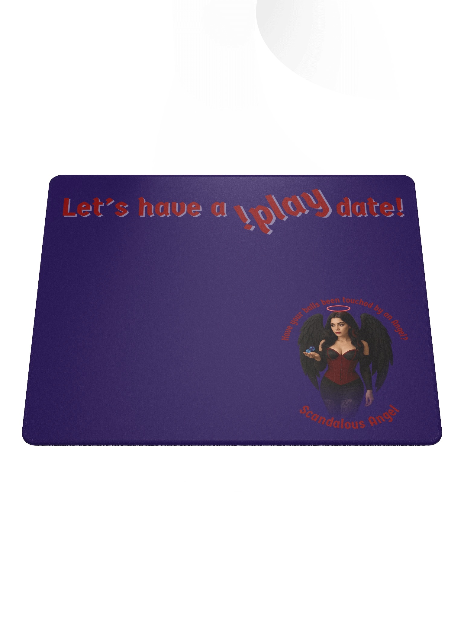 Scandalous Angel Gaming Mouse Pad product image (1)
