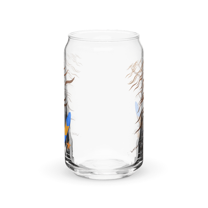 Life Is Better Where Sea Waves Whisper Can-Shaped Glass ( Side -Beach- ) product image (2)