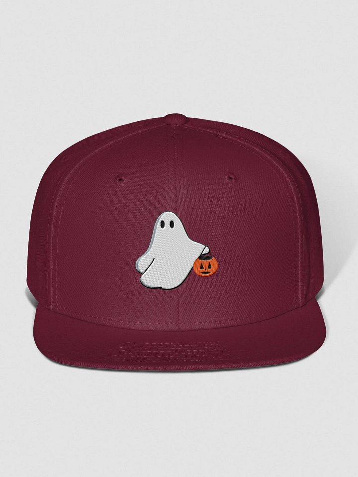 Halloween Ghost Embroidered Snapback Cap product image (1)