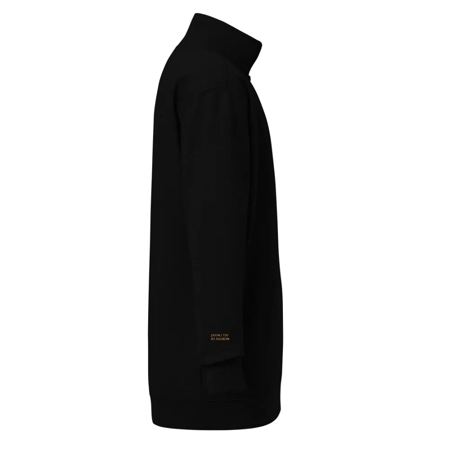 Stronger Than I Appear. Worthy Of All I Want. Zip Neck Sweater product image (6)