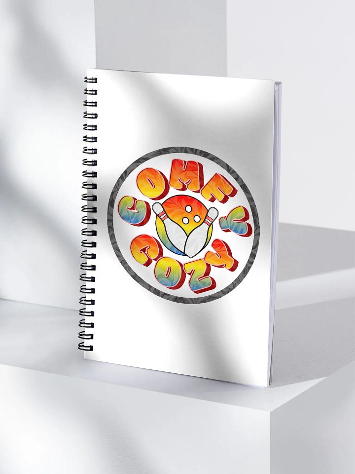 Comfy Cozy Bowling Colorful Spiral Notebook product image (1)