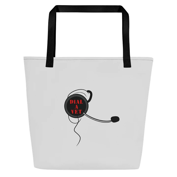 Dial-A-Vet Tote Bag With Pocket product image (1)