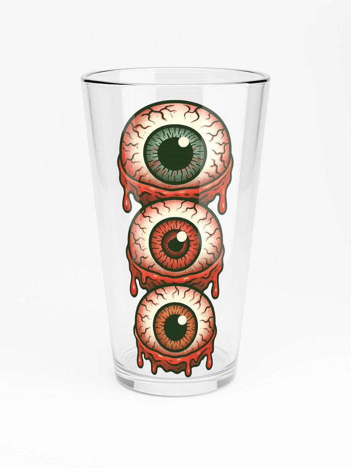 Eyes Eyes Eyes Pint Glass product image (1)