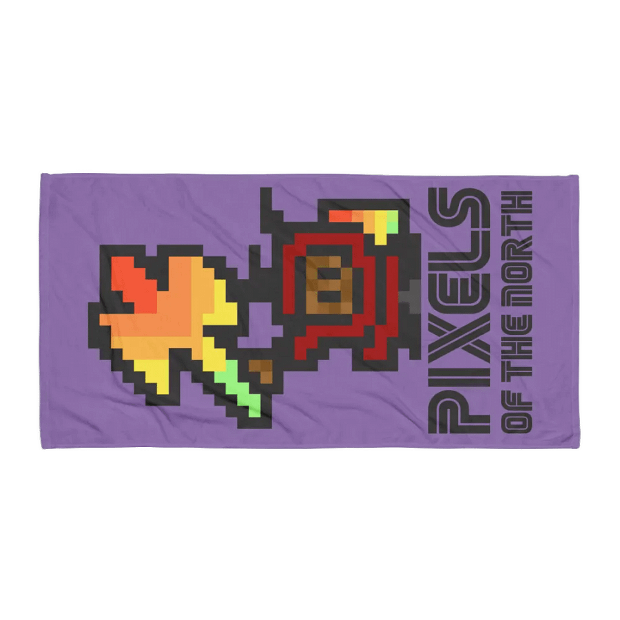 Pixels towel Purple product image (1)