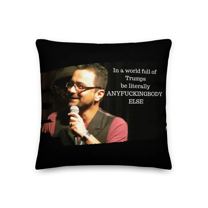 Black- Anybody Else Premium Pillow product image (1)