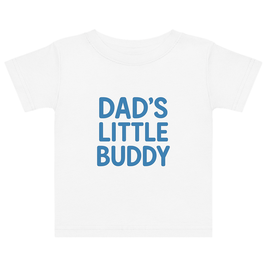 Dad's Little Buddy Baby Jersey T-Shirt product image (1)