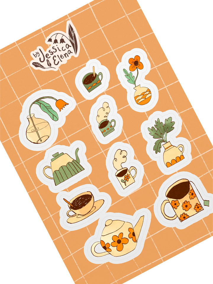 Tea Time Sticker Sheet product image (2)