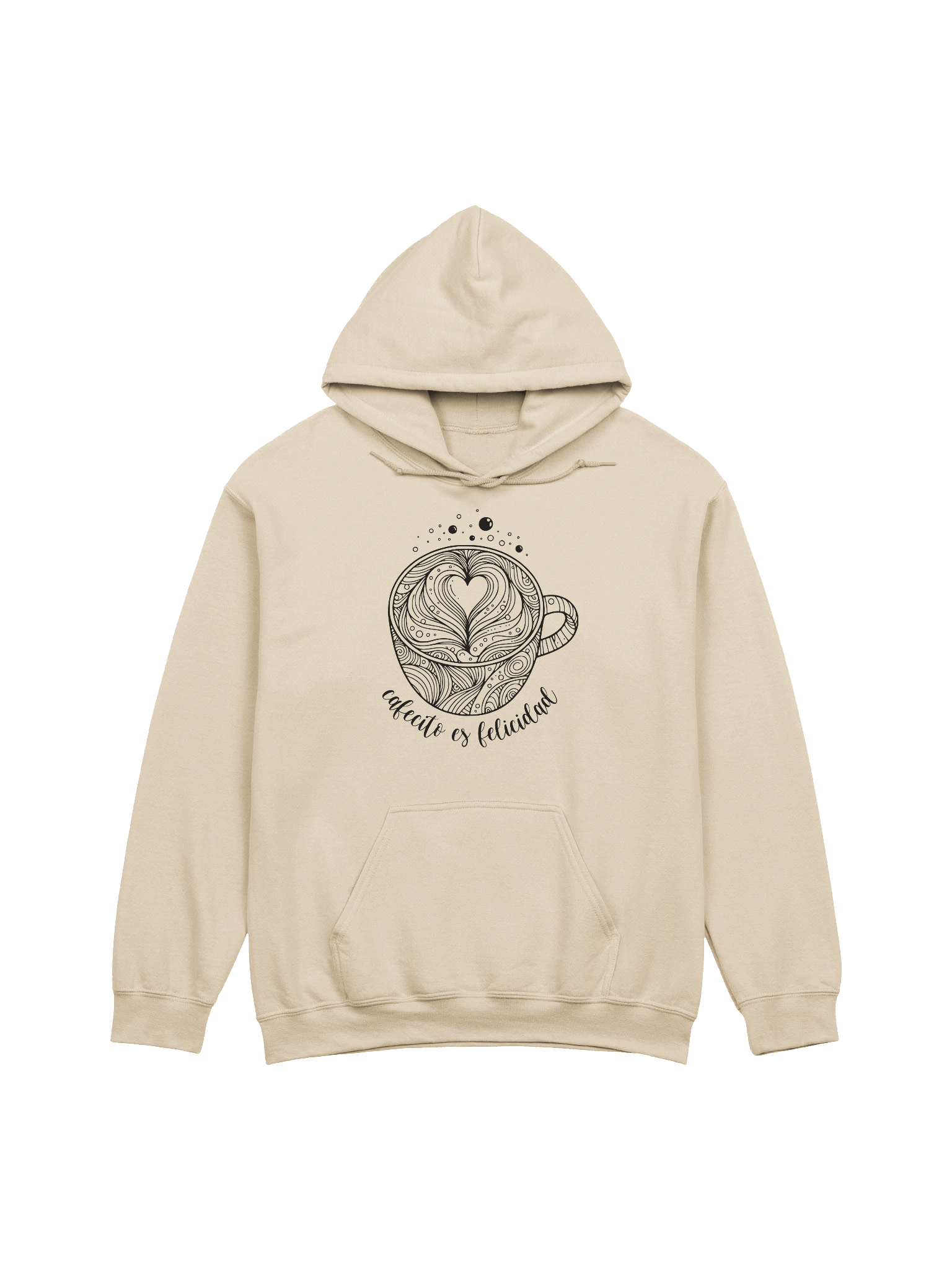 Cafecito Es Felicidad Hoodie Unisex product image (1)