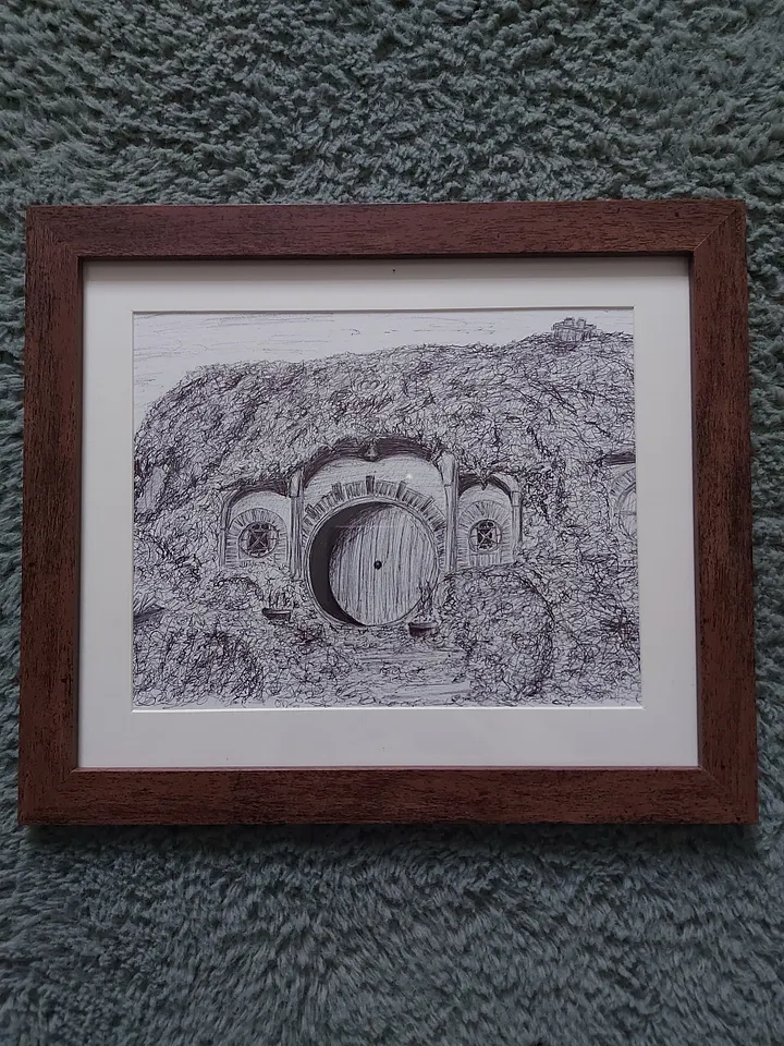 Fantasy House Original Sketch product image (1)
