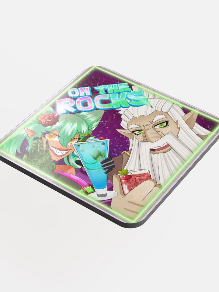 On The Rocks Coaster (Horatius the Dwarf) product image (2)
