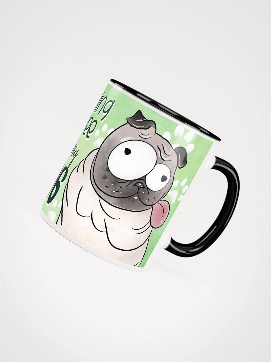Morning Coffee with My Pug Accent Mug product image (5)
