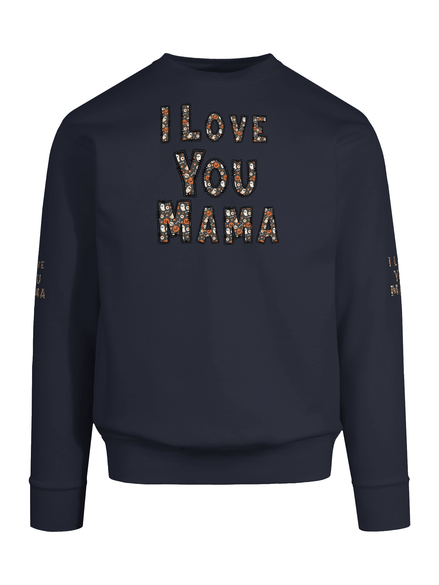 I Love You Mama Halloween Alphabet Sweatshirt product image (94)