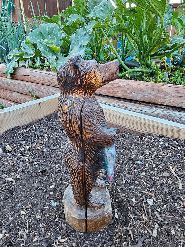 Carved Bear with Fish product image (2)