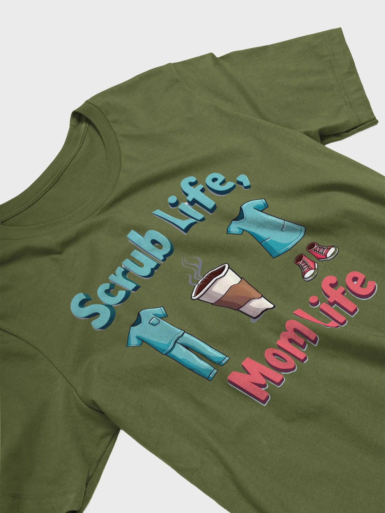 Scrub Life, Mom Life T-Shirt product image (26)