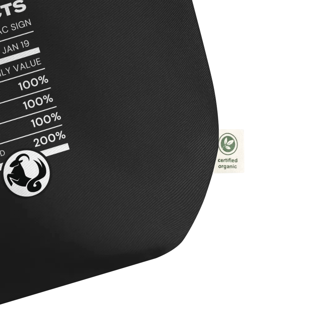 Capricorn Nutrition Facts Tote product image (4)