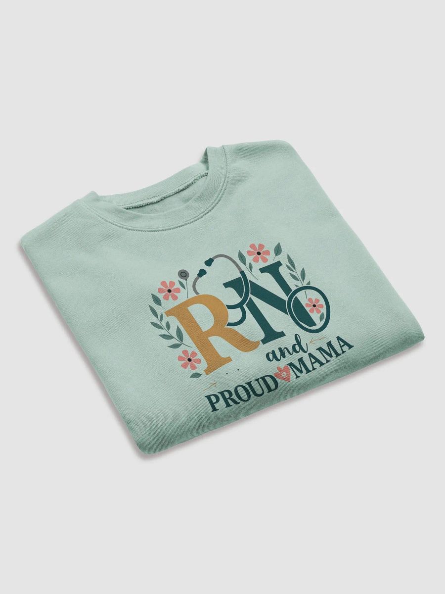 RN and Proud Mama Fleece Crop Sweatshirt product image (21)