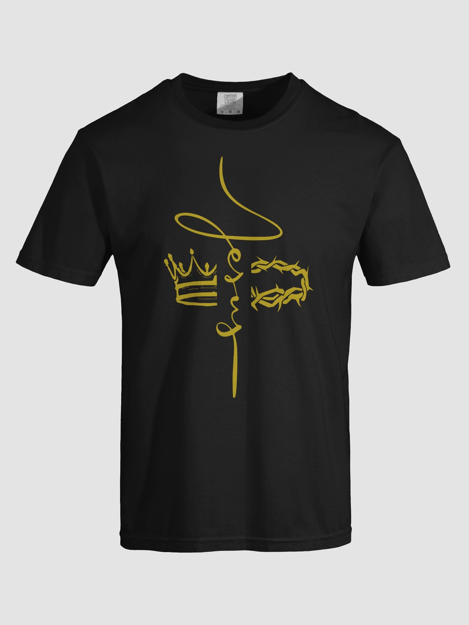 Crown Yellow T-Shirt (4XL) LARGEST product image (27)