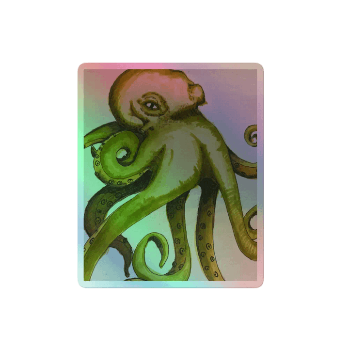 Mystic Octopus Holographic Sticker Sheet product image (2)