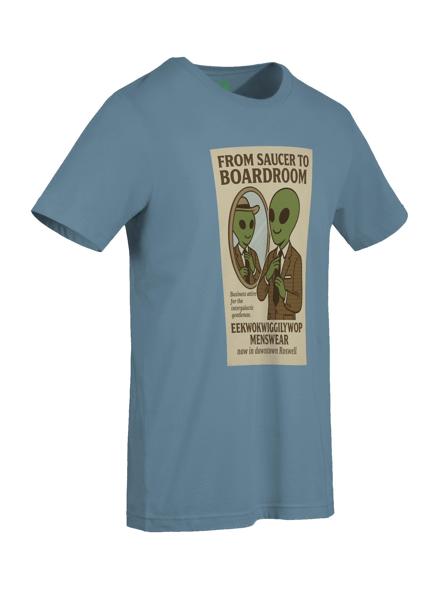Roswell Aliens 1950's Menswear Retro Poster Unisex T-Shirt product image (9)