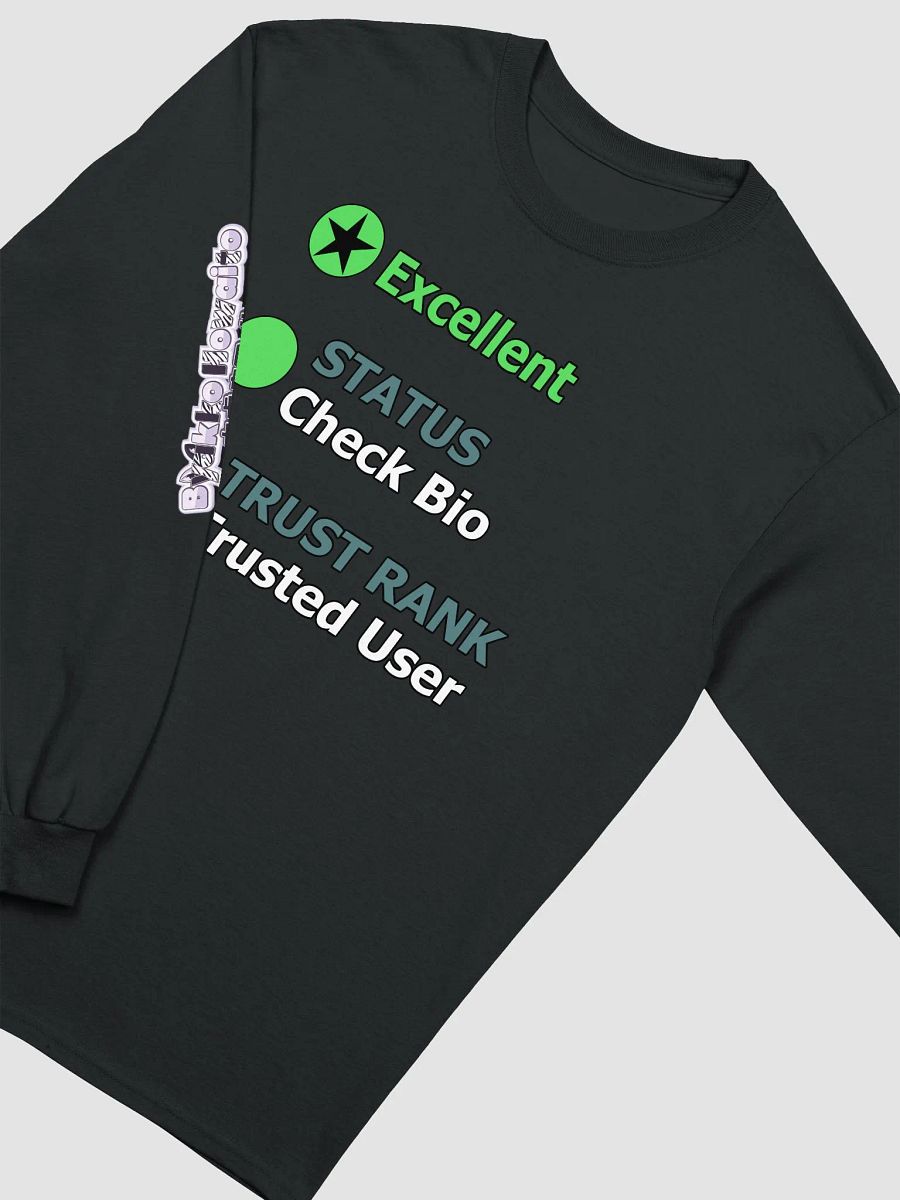 Cotton Long Sleeve T-Shirt (Unisex) - Byakko VR Stats Excellent Edition product image (31)