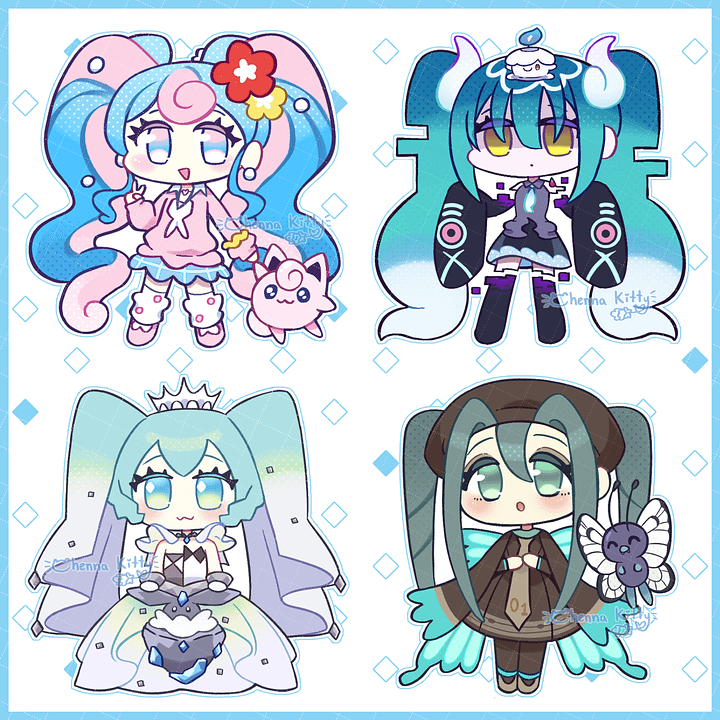 Miku Vinyl Stickers product image (1)