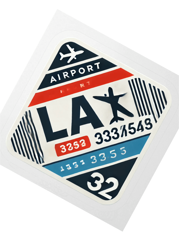 LAX Airport Sticker product image (2)