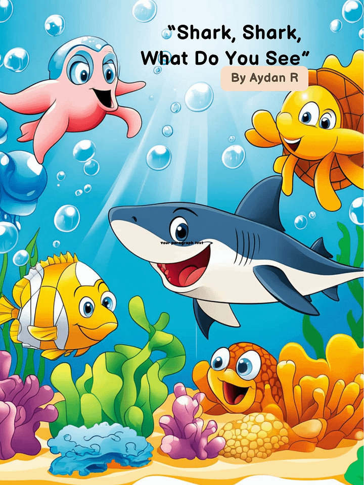 Shark and Ocean Friends Coloring Pages | Fun Underwater Adventure for Kids product image (1)