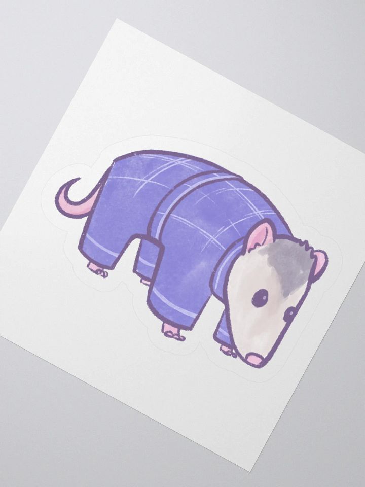 Pajama Possum - Kiss Cut Sticker product image (2)