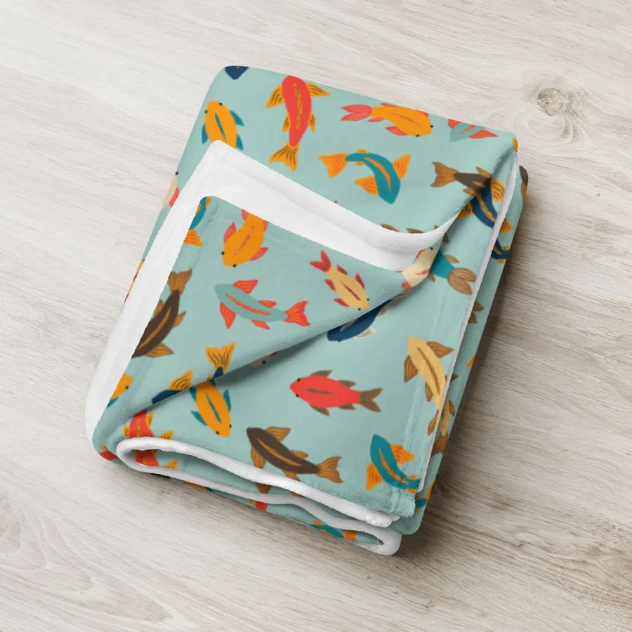 Aquatic Encounters - Throw Blanket product image (7)