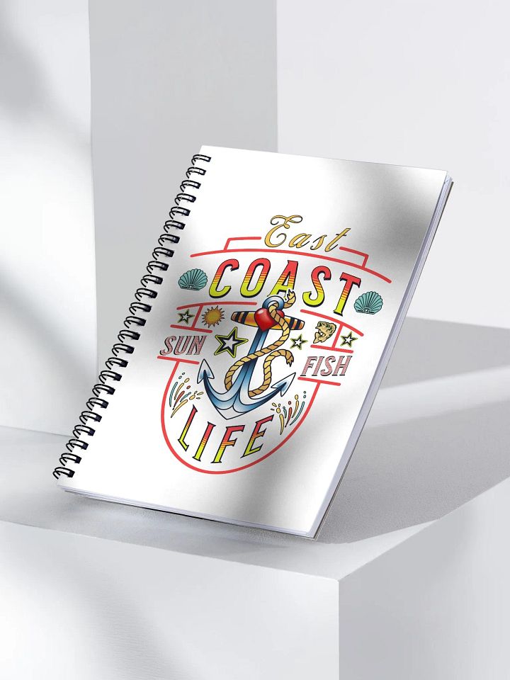 East Coast Life Sun Fish Spiral Notebook product image (2)
